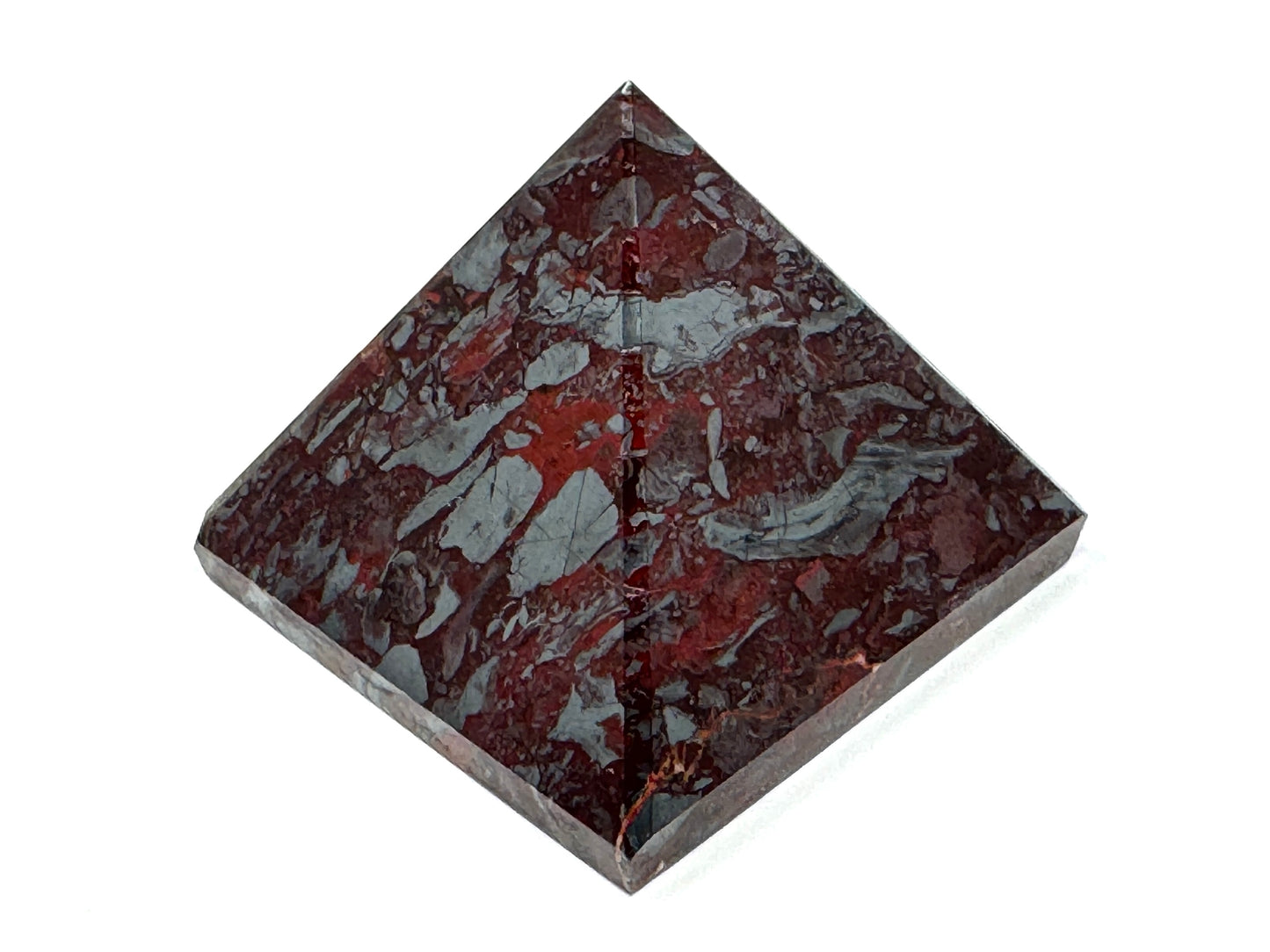 Jaspilite Crystal Pyramid 5.6cm