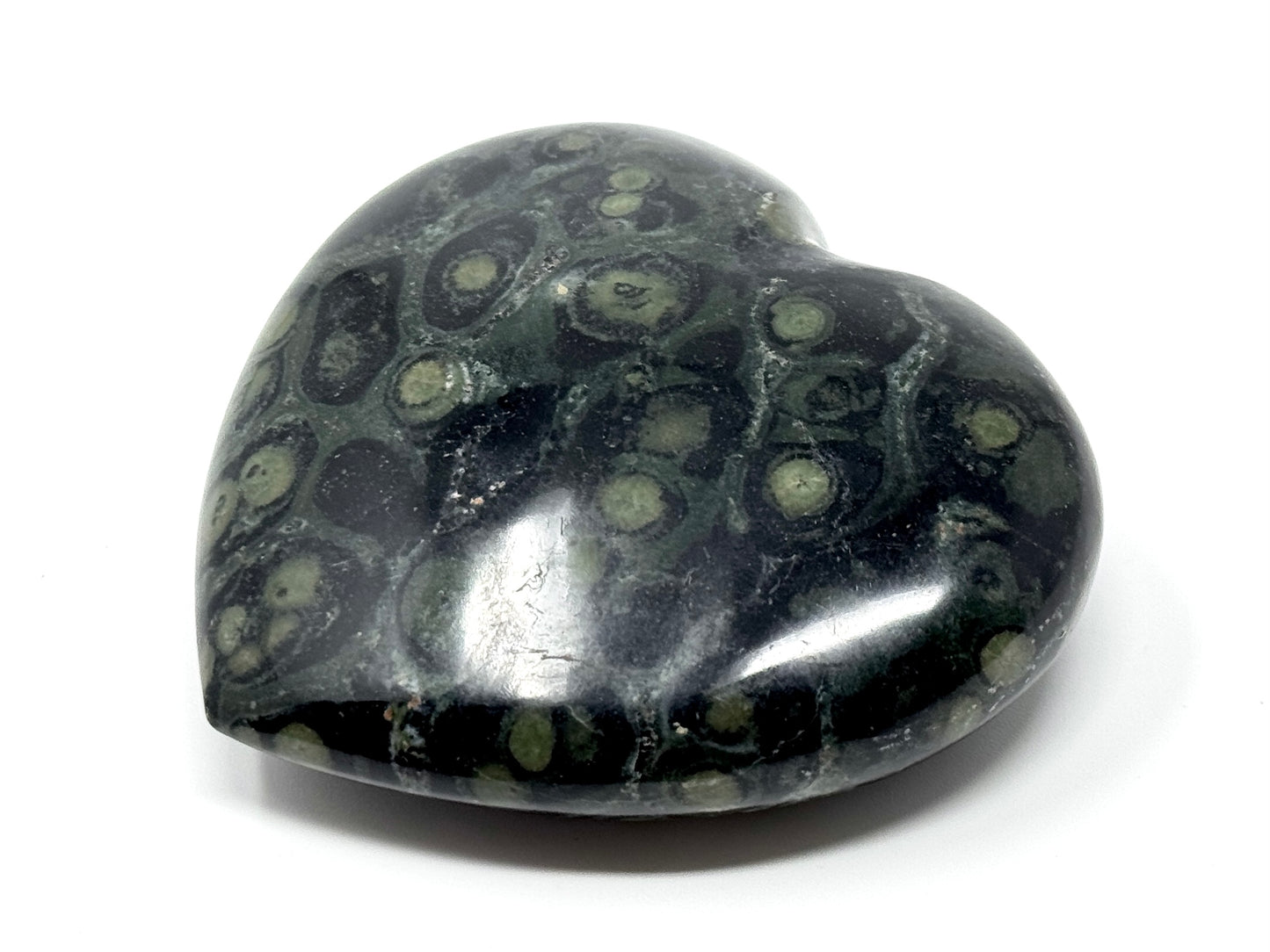 Kambaba Jasper Crystal Heart 8cm