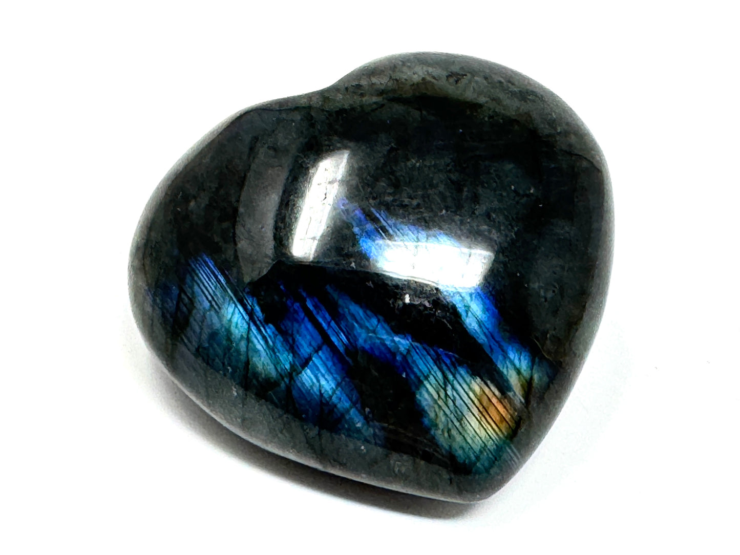 Labradorite Crystal Heart 5.4cm