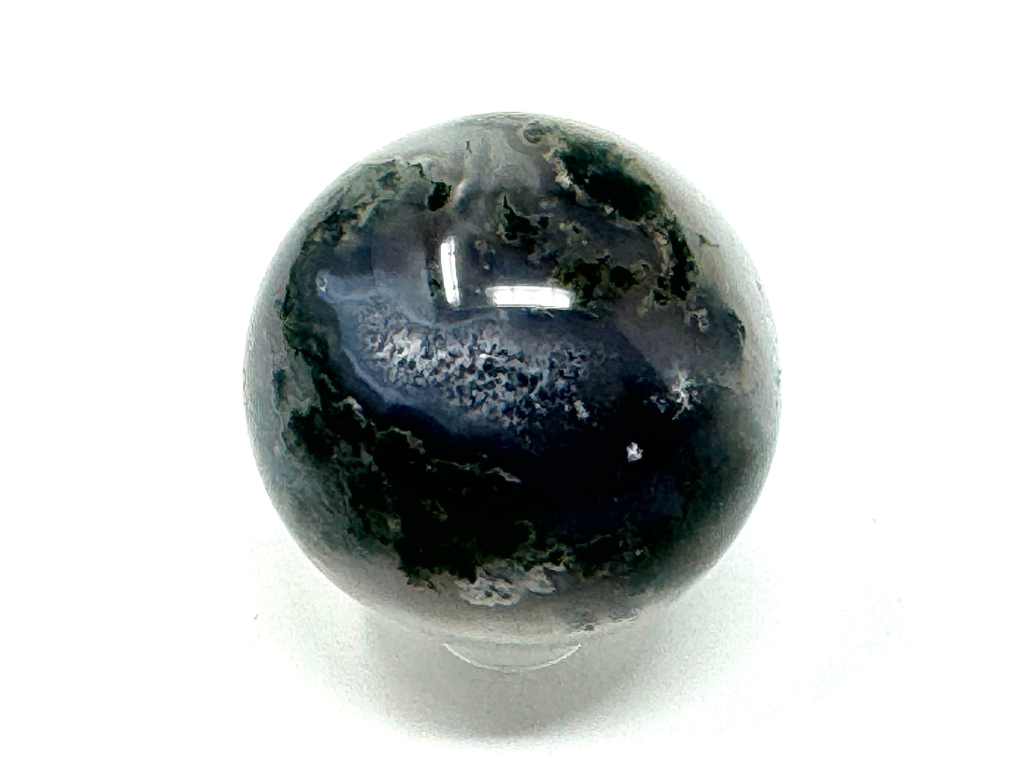 Moss Agate Crystal Sphere 4.9cm