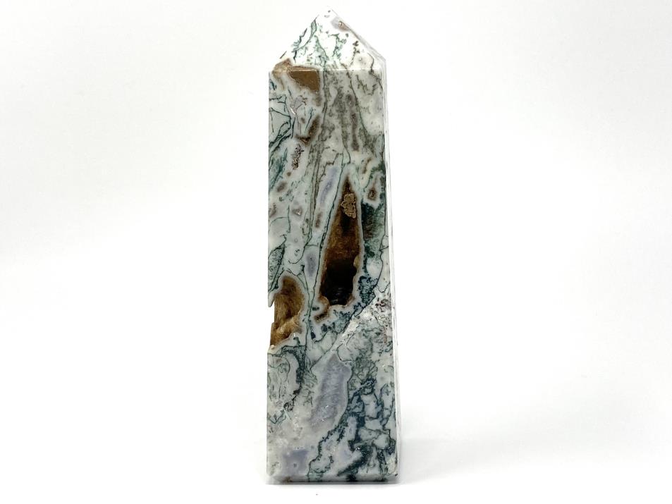 Large Moss Agate Crystal Tower 22.3cm