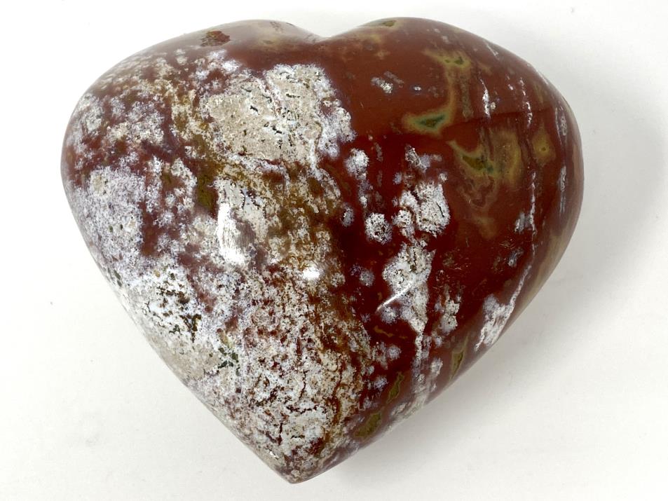 Large Ocean Jasper Crystal Heart 8cm