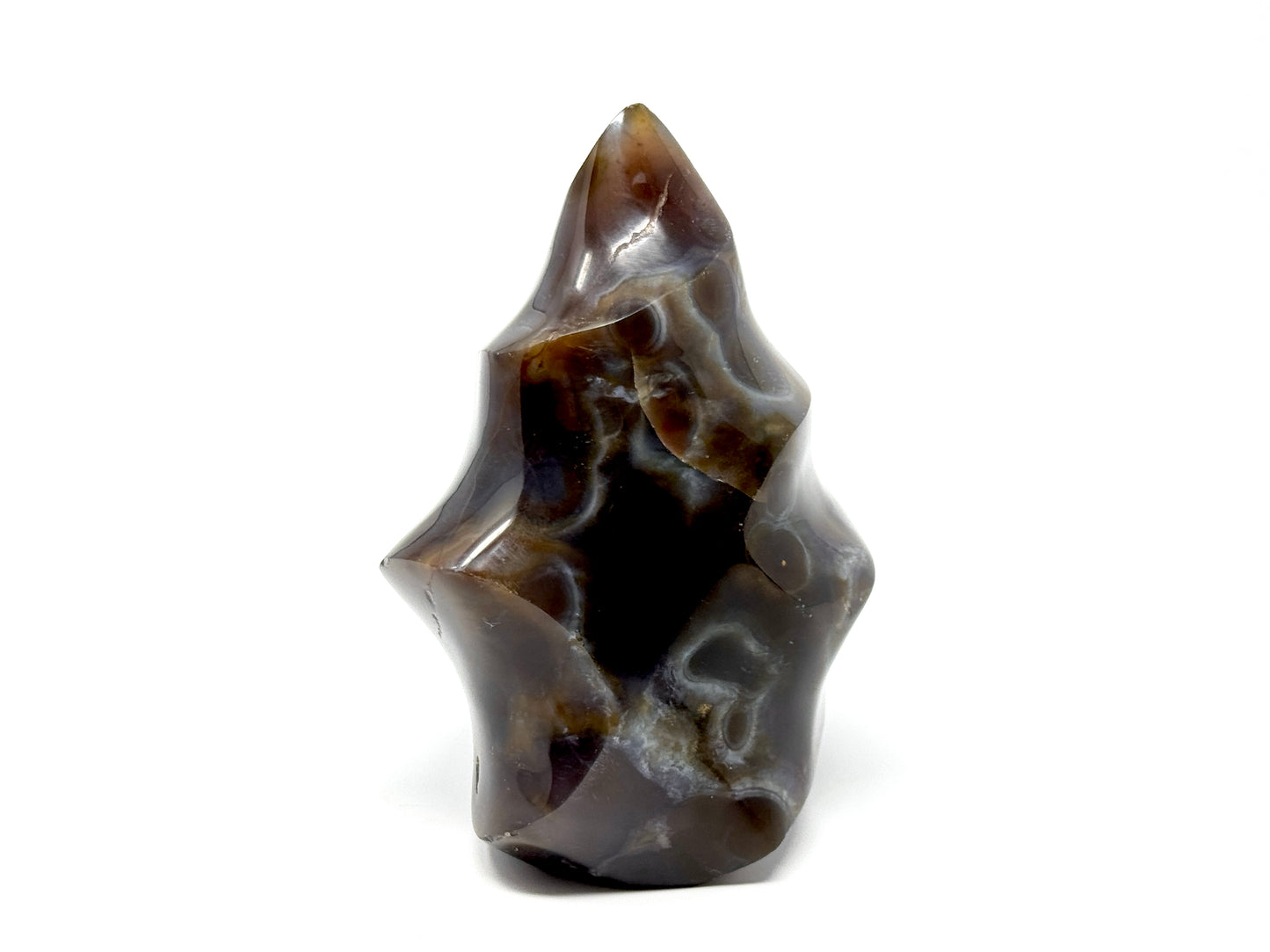 Ocean Jasper Crystal Flame Shape 10.6cm