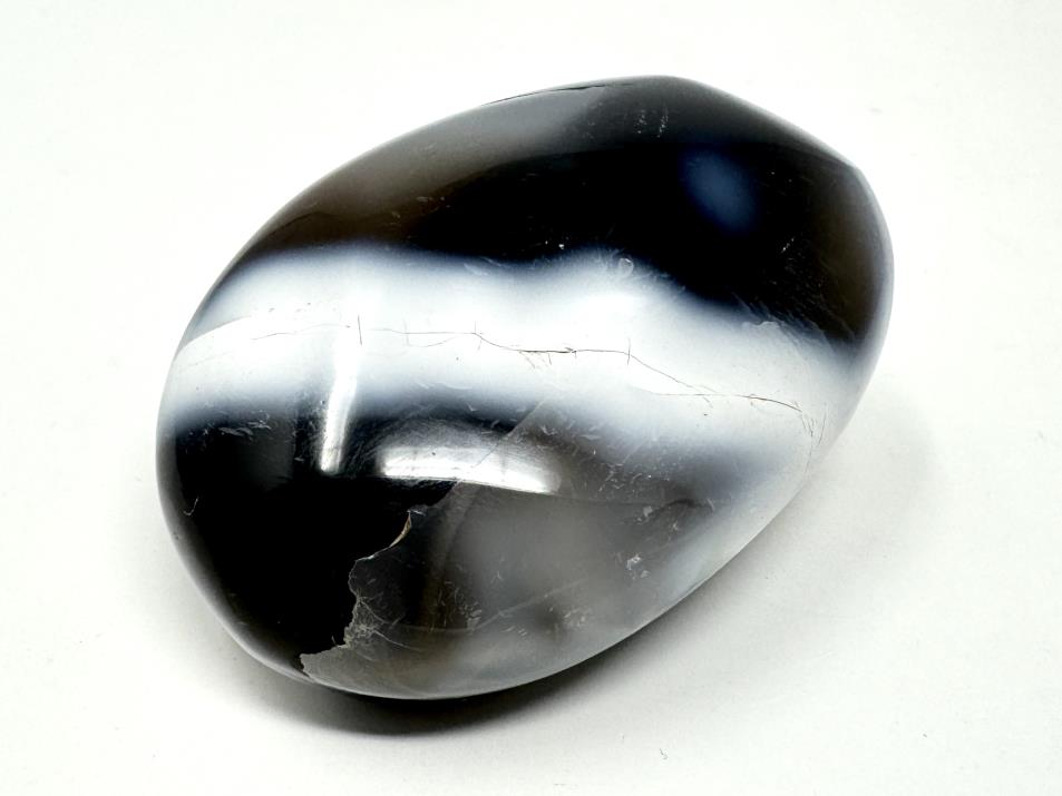 Orca Agate Crystal Pebble 6.2cm