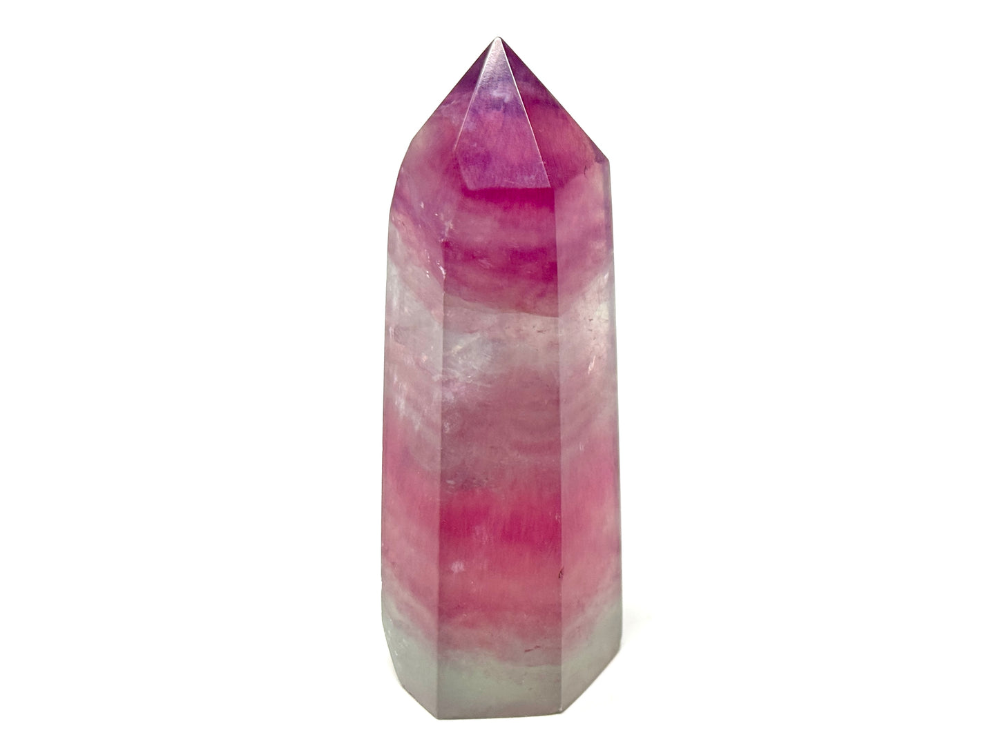 Pastel Fluorite Crystal Point 9.7cm