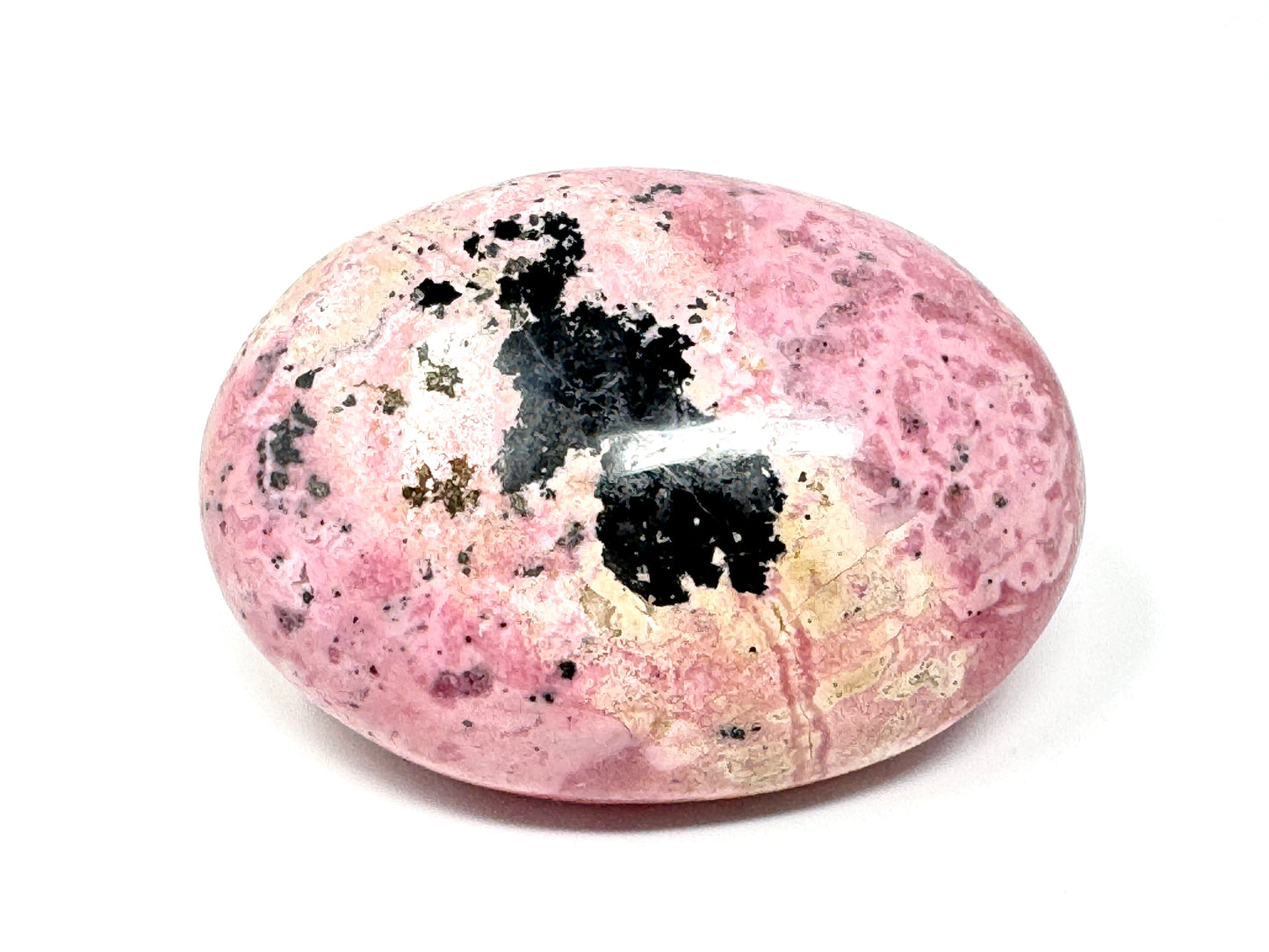 Peruvian Rhodonite Crystal Pebble 5.8cm