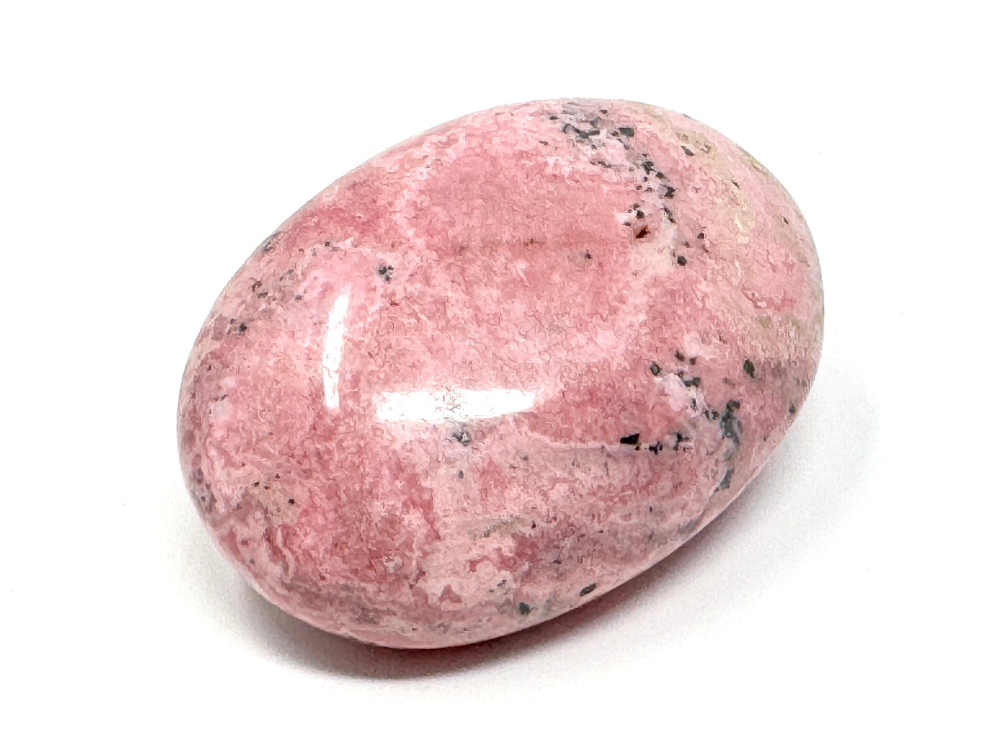 Peruvian Rhodonite Crystal Pebble 6cm