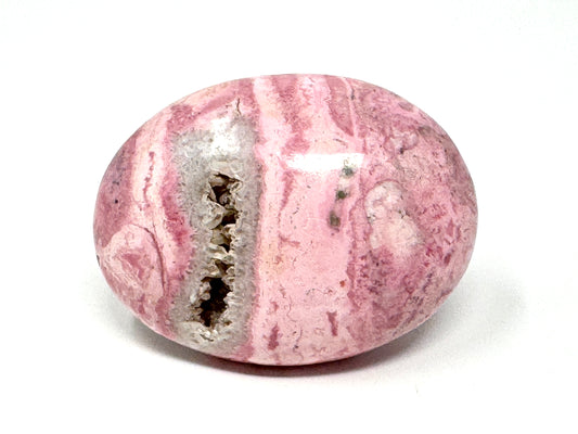 Druzy Peruvian Rhodonite Crystal Pebble 5.7cm