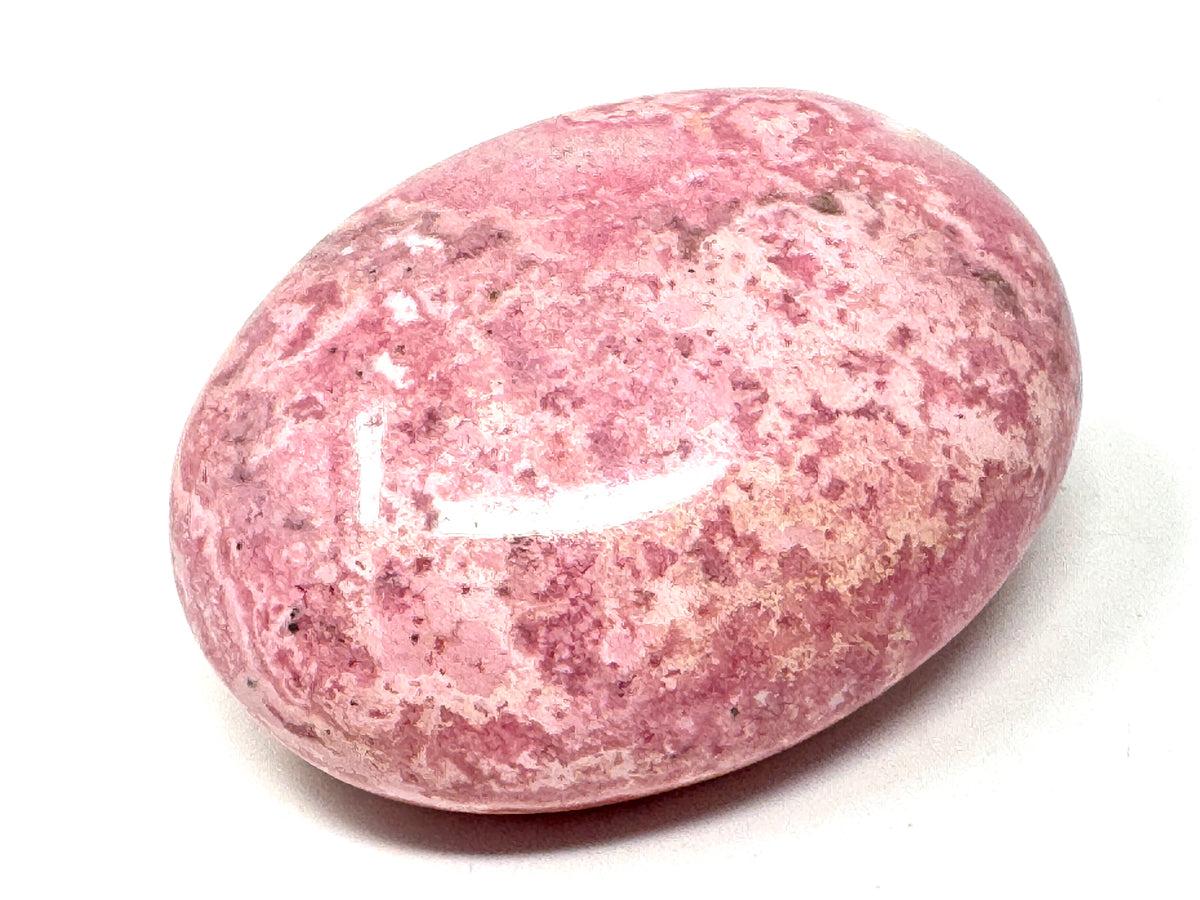 Peruvian Rhodonite Crystal Pebble 5.9cm