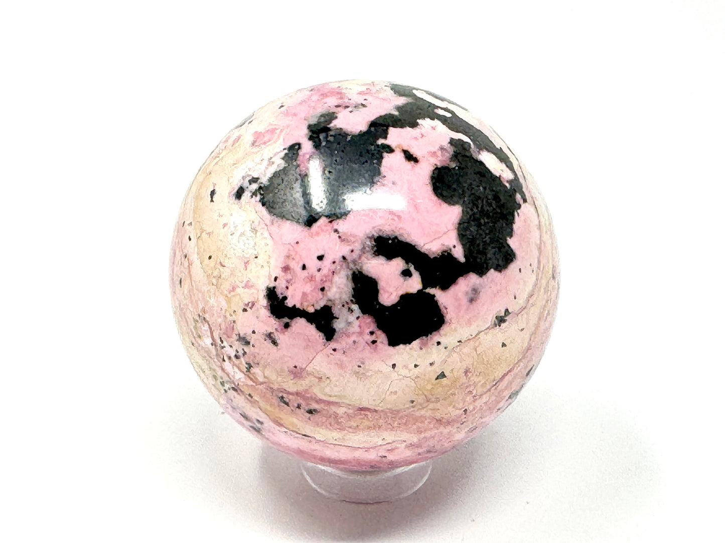 Peruvian Rhodonite Sphere 4.3cm