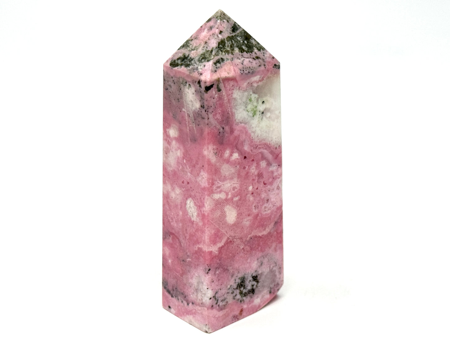 Peruvian Rhodonite Crystal Tower 8.3CM