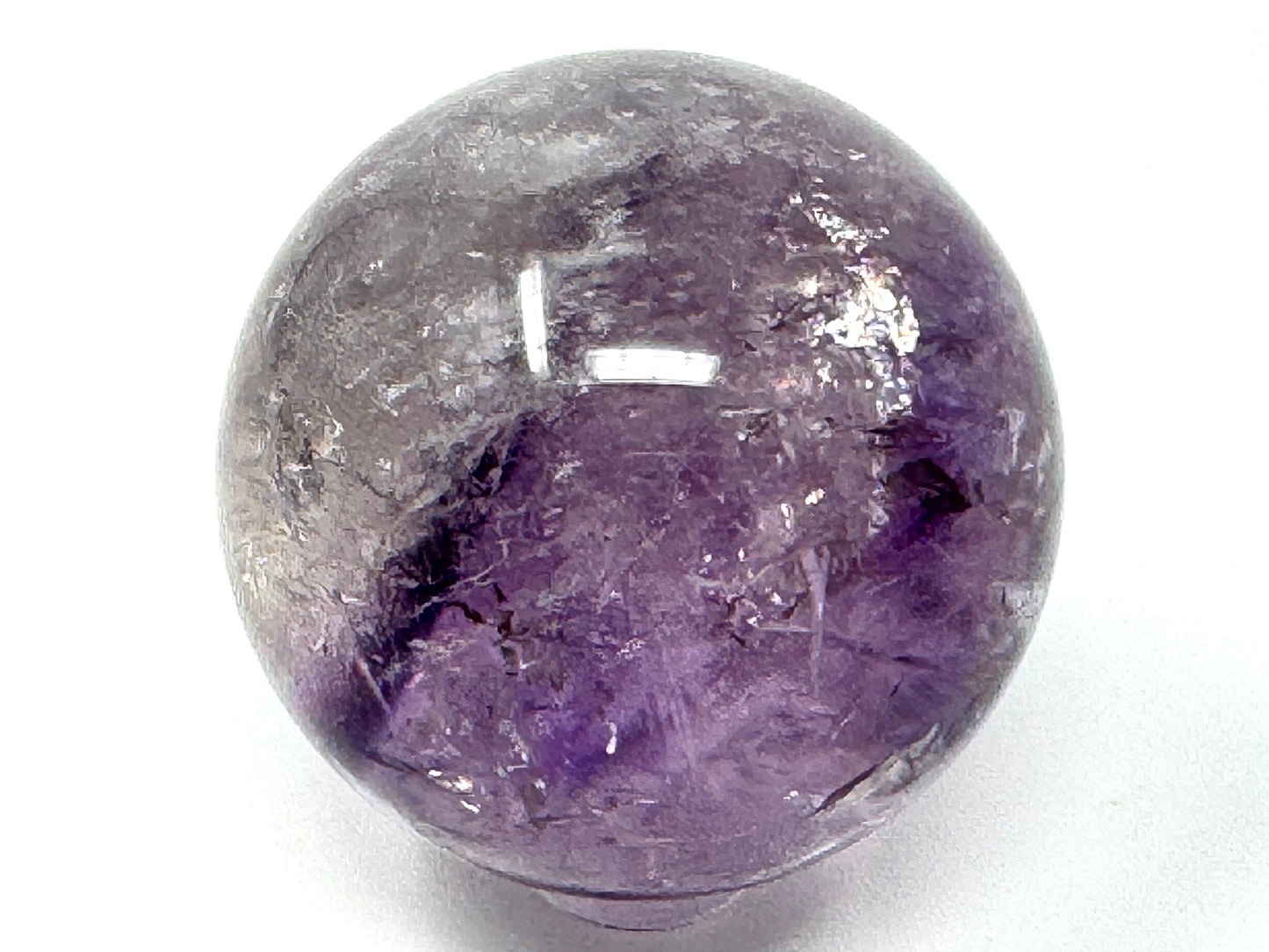 Amethyst Phantom Quartz Crystal Sphere 5.1cm