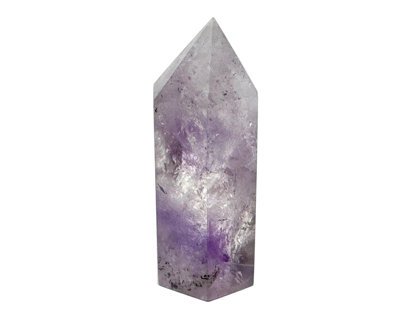 Amethyst Phantom Quartz Crystal Point 6.2cm