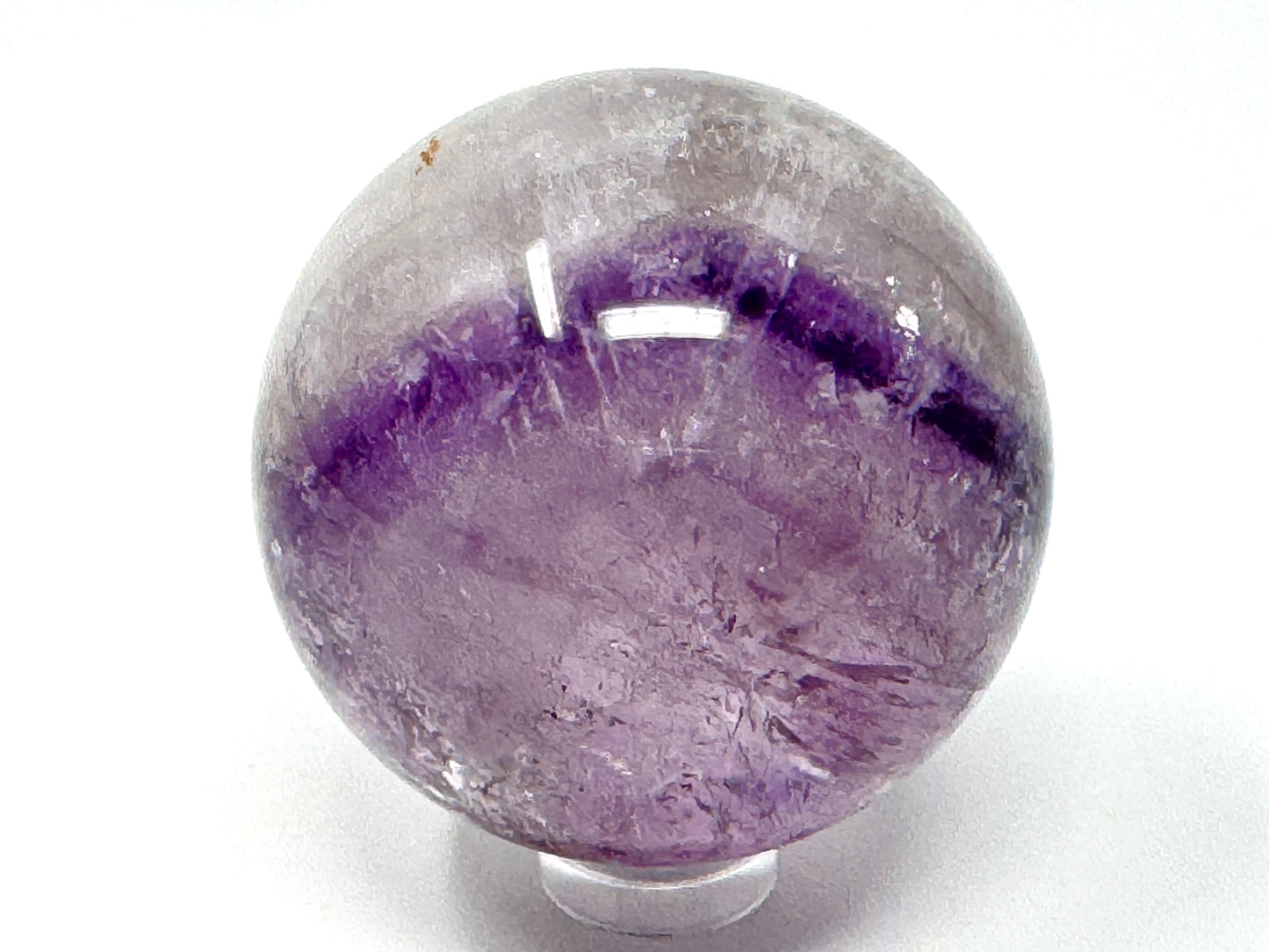 Amethyst Phantom Quartz Crystal Sphere 5cm