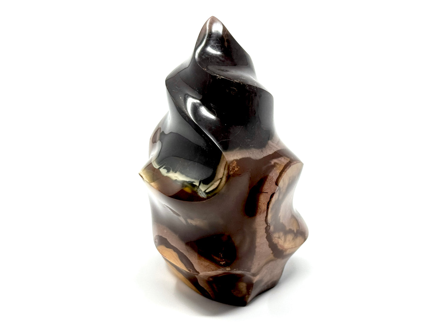 Polychrome Jasper Crystal Flame Shape 10.7cm