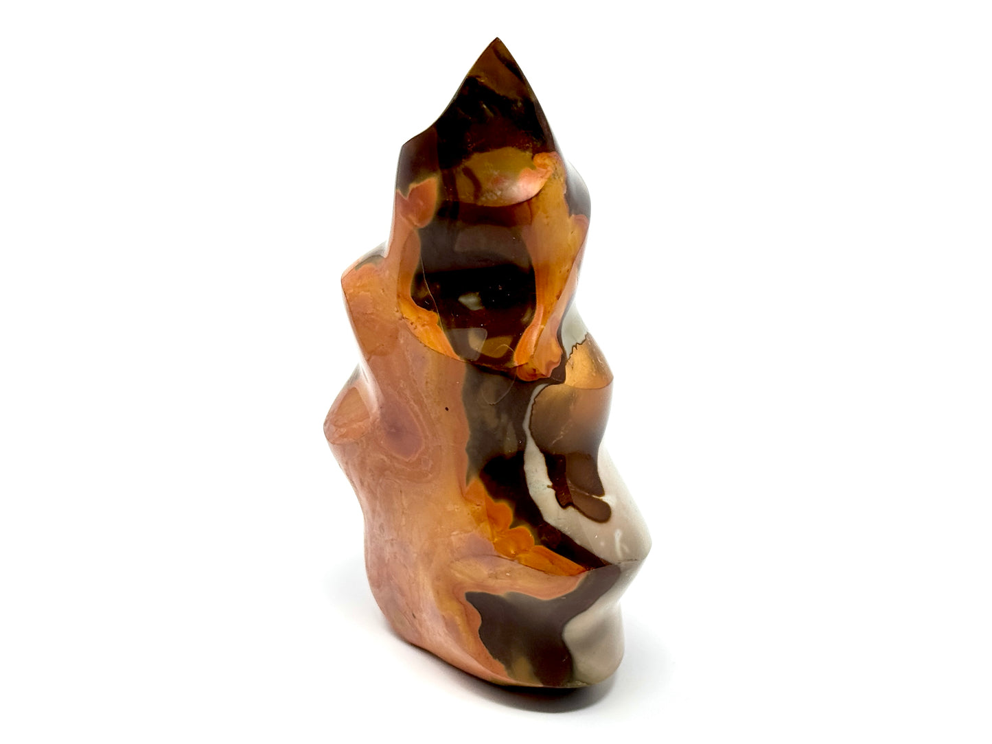 Polychrome Jasper Crystal Flame Shape 12.4cm