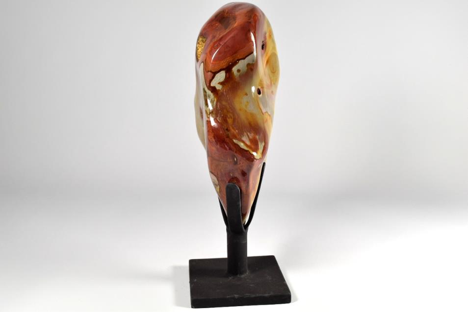 Large Polychrome Jasper Mounted Crystal Freeform 30.2cm
