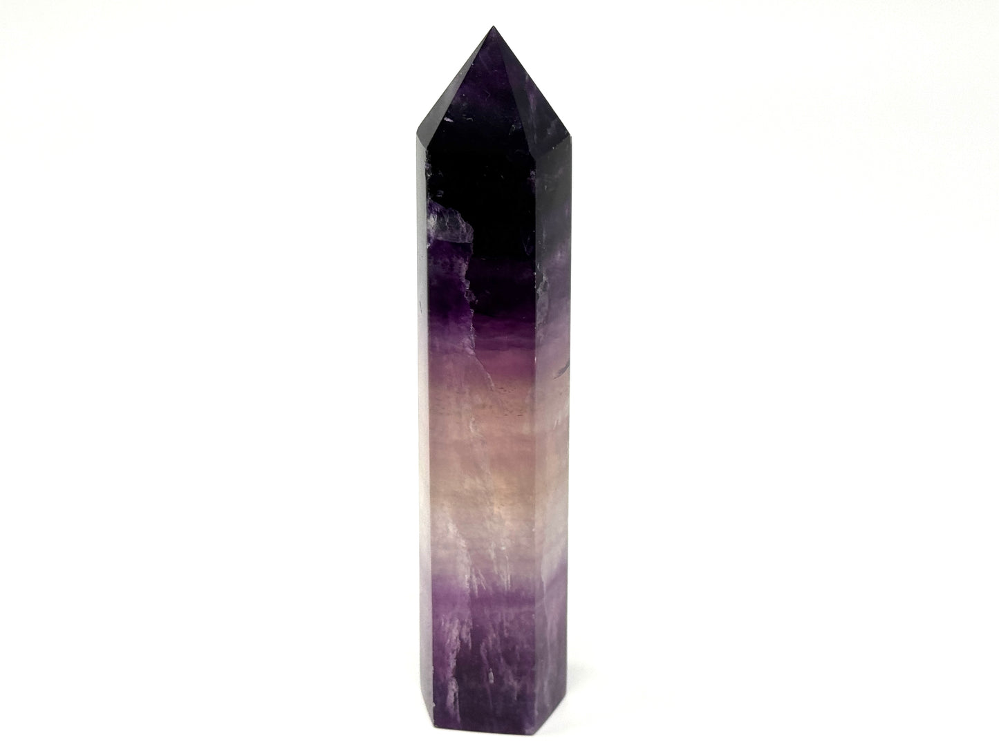 Purple Fluorite Crystal Point 15.4cm