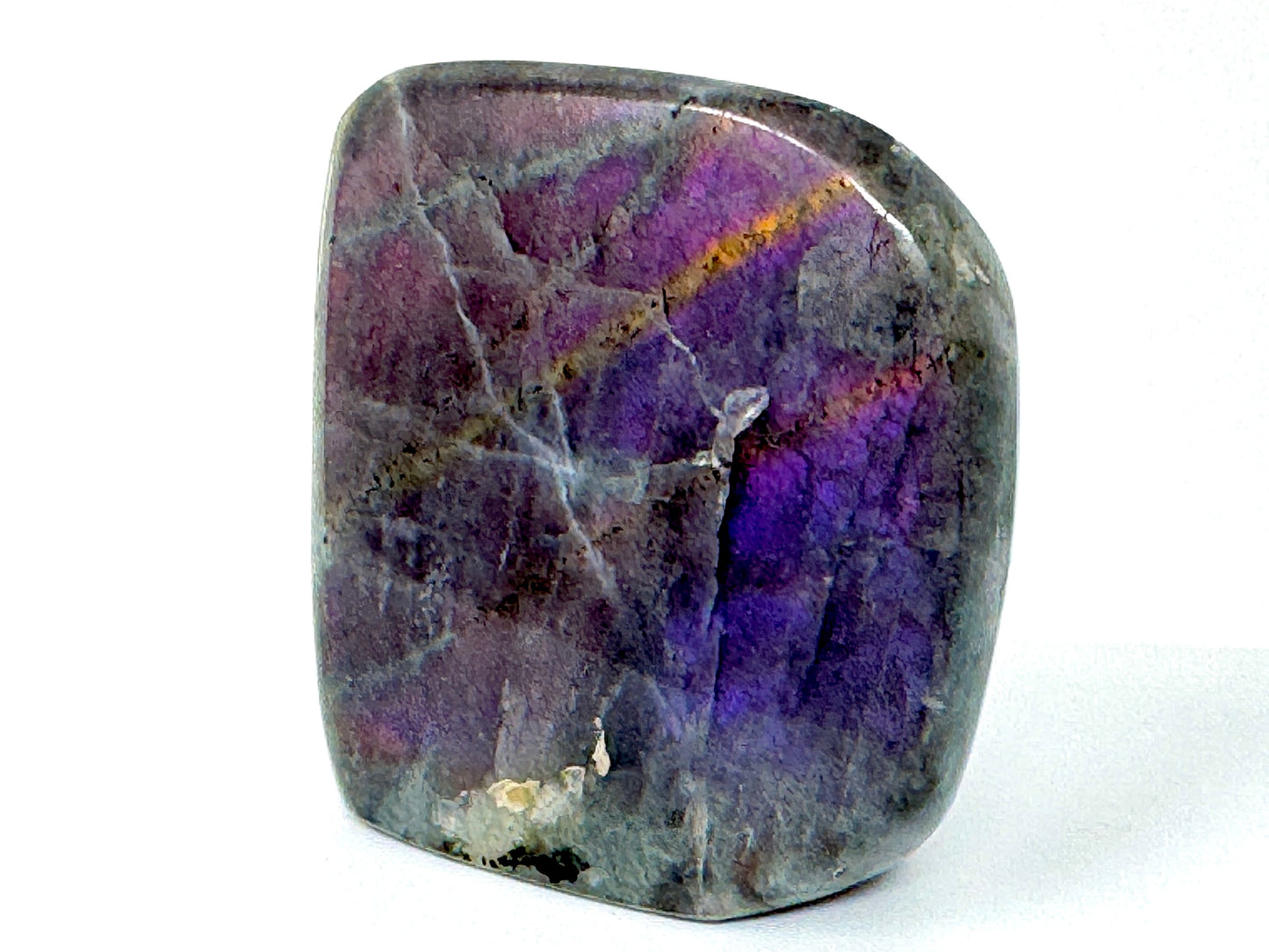 Purple Labradorite Freeform Crystal 5cm