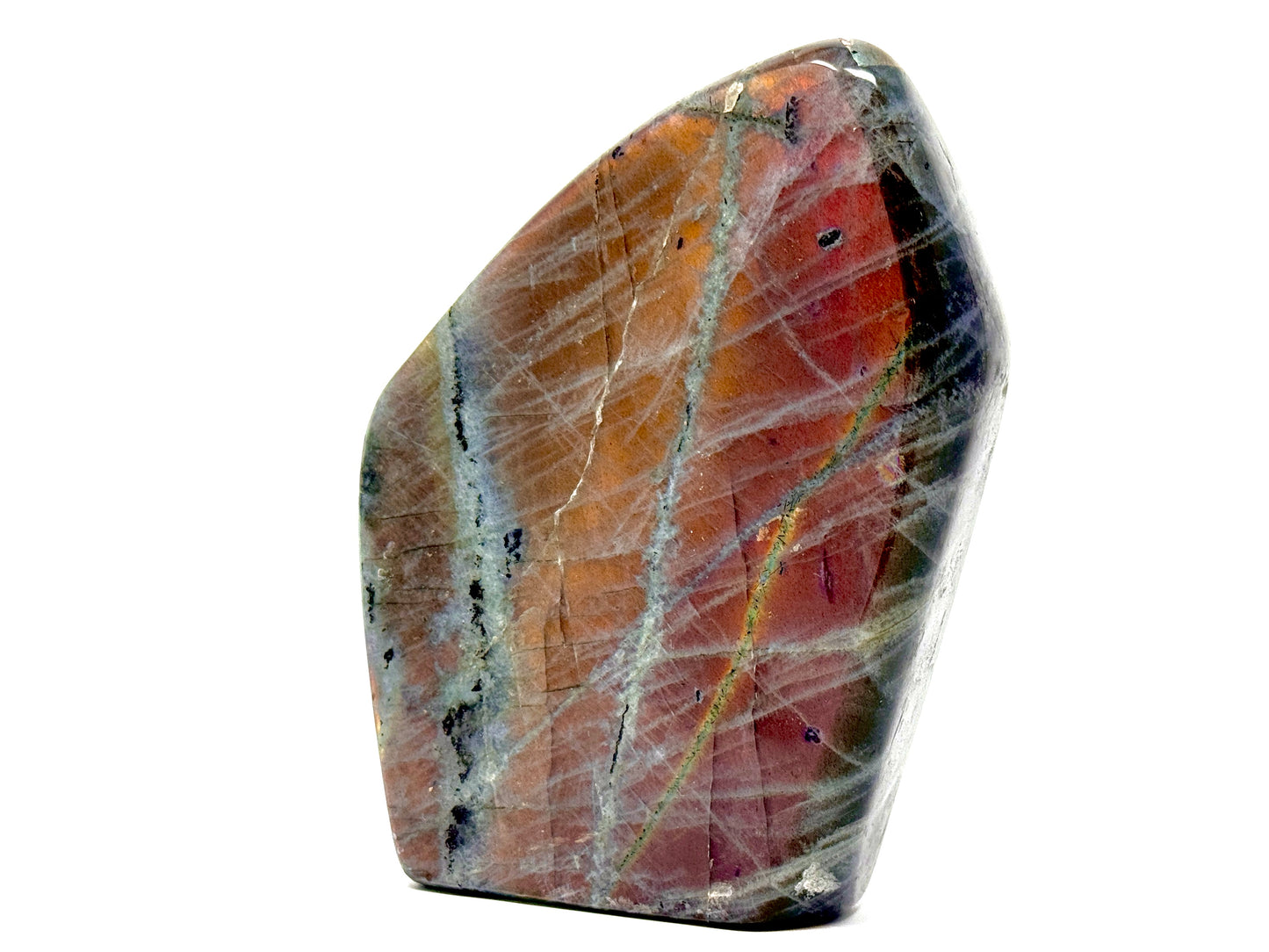 Large Purple Labradorite Freeform Crystal 12.3cm