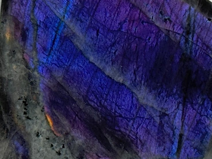 Purple Labradorite Freeform Crystal 11cm