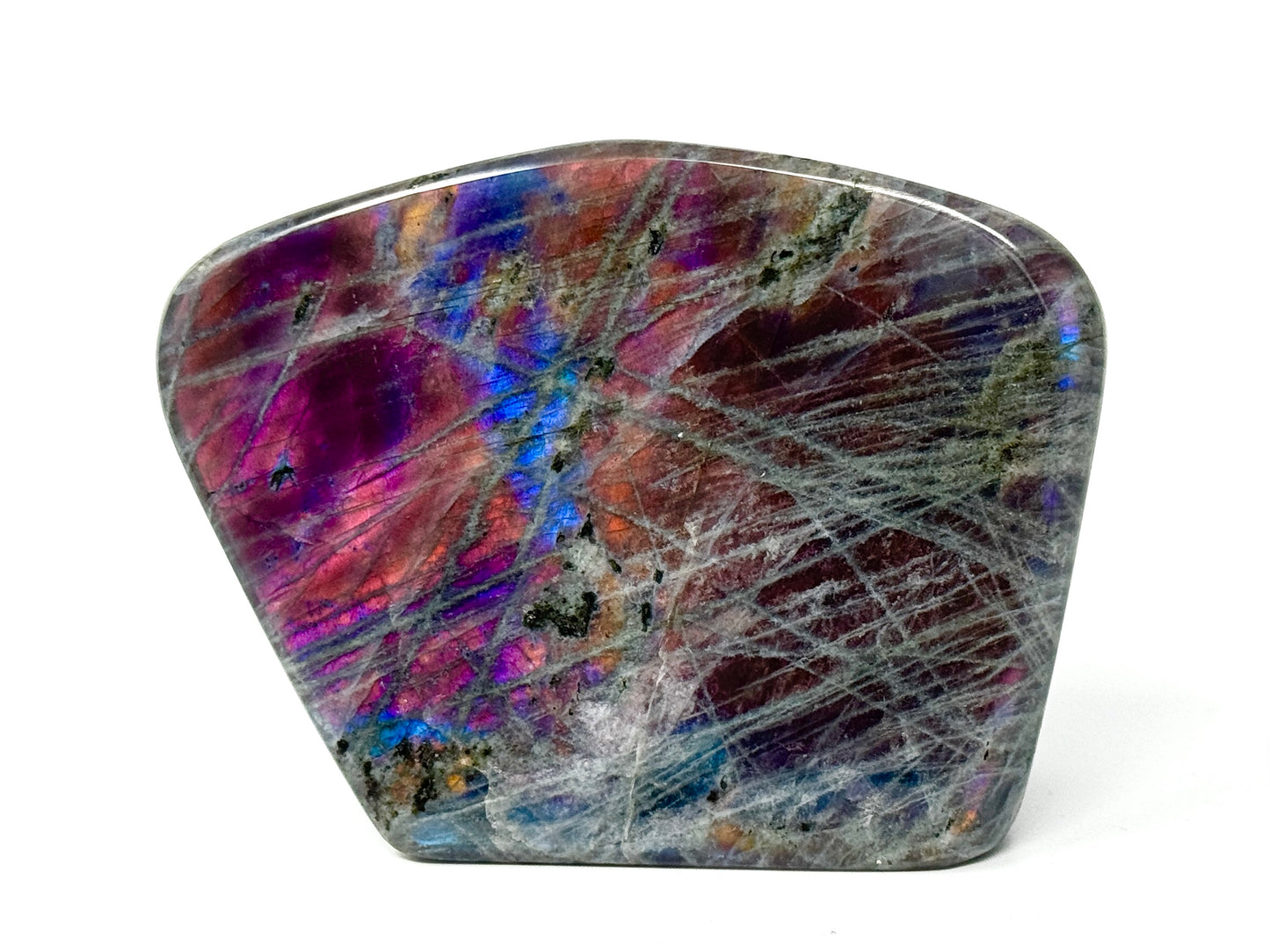 Purple Labradorite Freeform Crystal 8.2cm