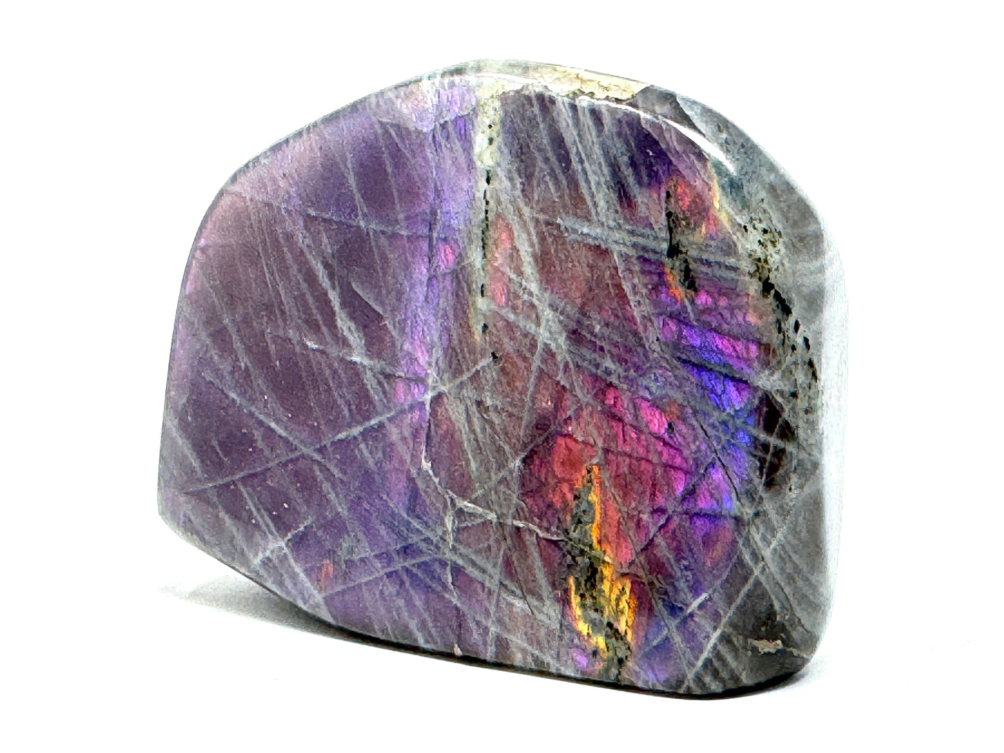 Purple Labradorite Freeform Crystal 6.6cm