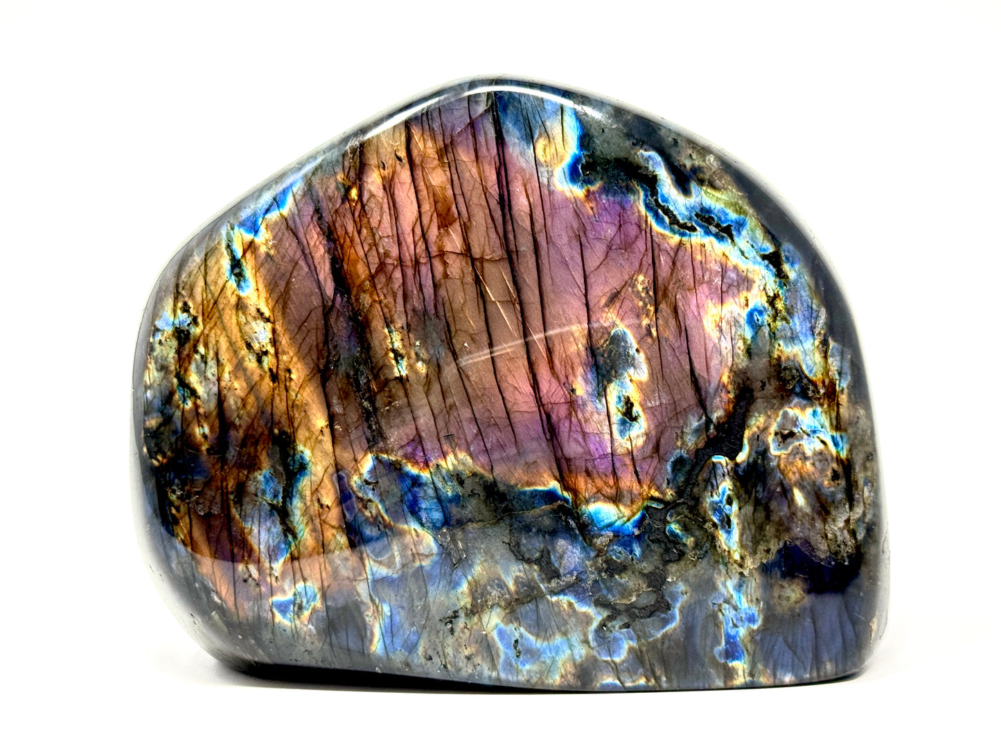 Purple Labradorite Freeform Crystal 11.2cm