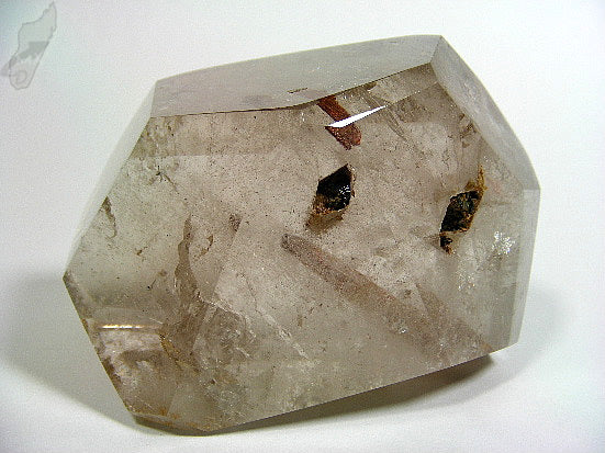 Faceted Smoky Quartz Crystal with Large Crystal Inclusions 9.5cm