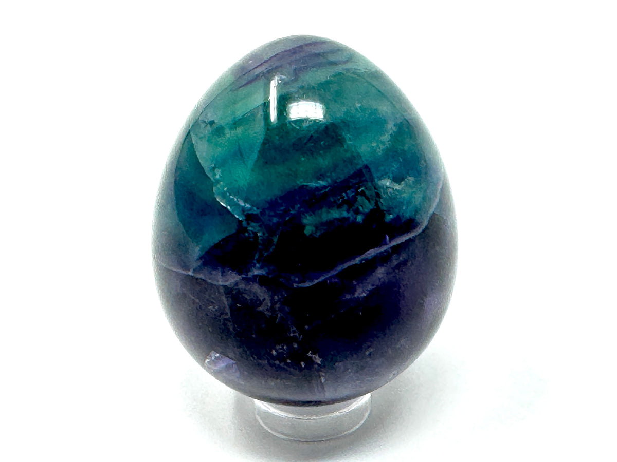Rainbow Fluorite Crystal Egg 4.8cm