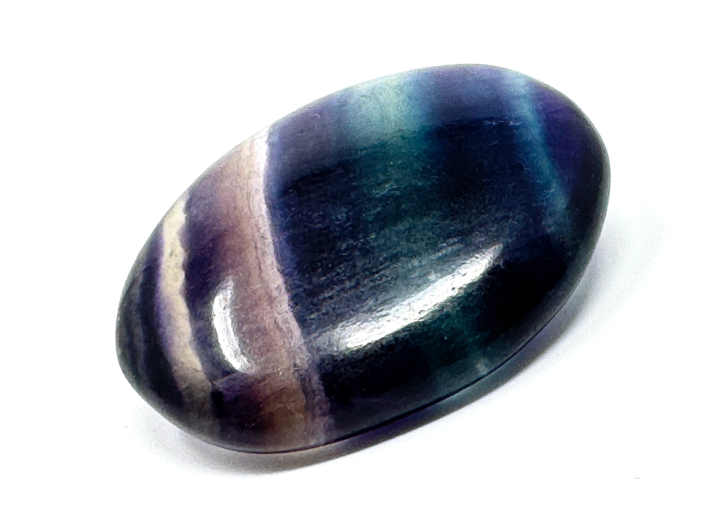 Rainbow Fluorite Crystal Pebble 5.1cm