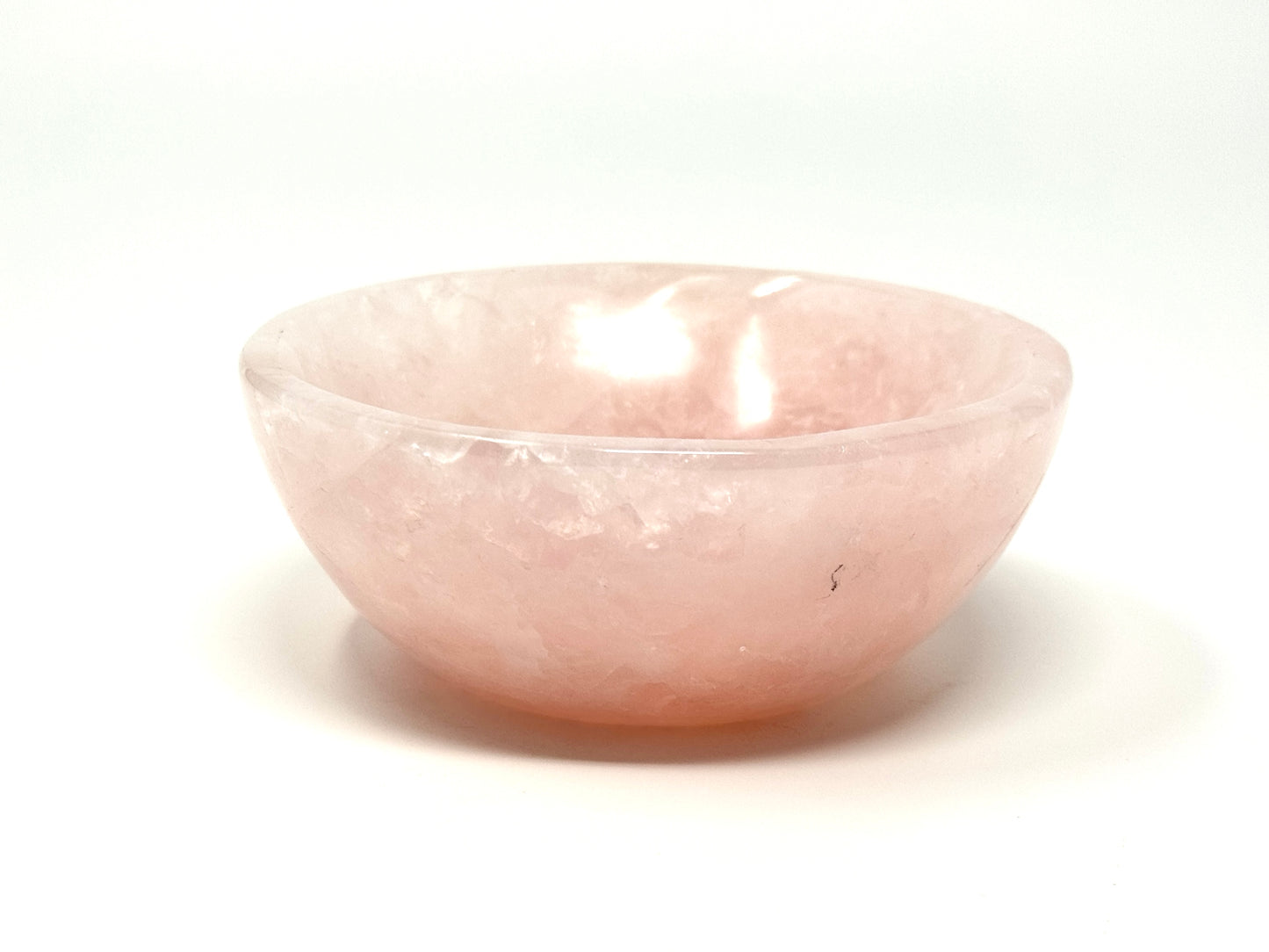 Rose Quartz Crystal Bowl 12.3cm