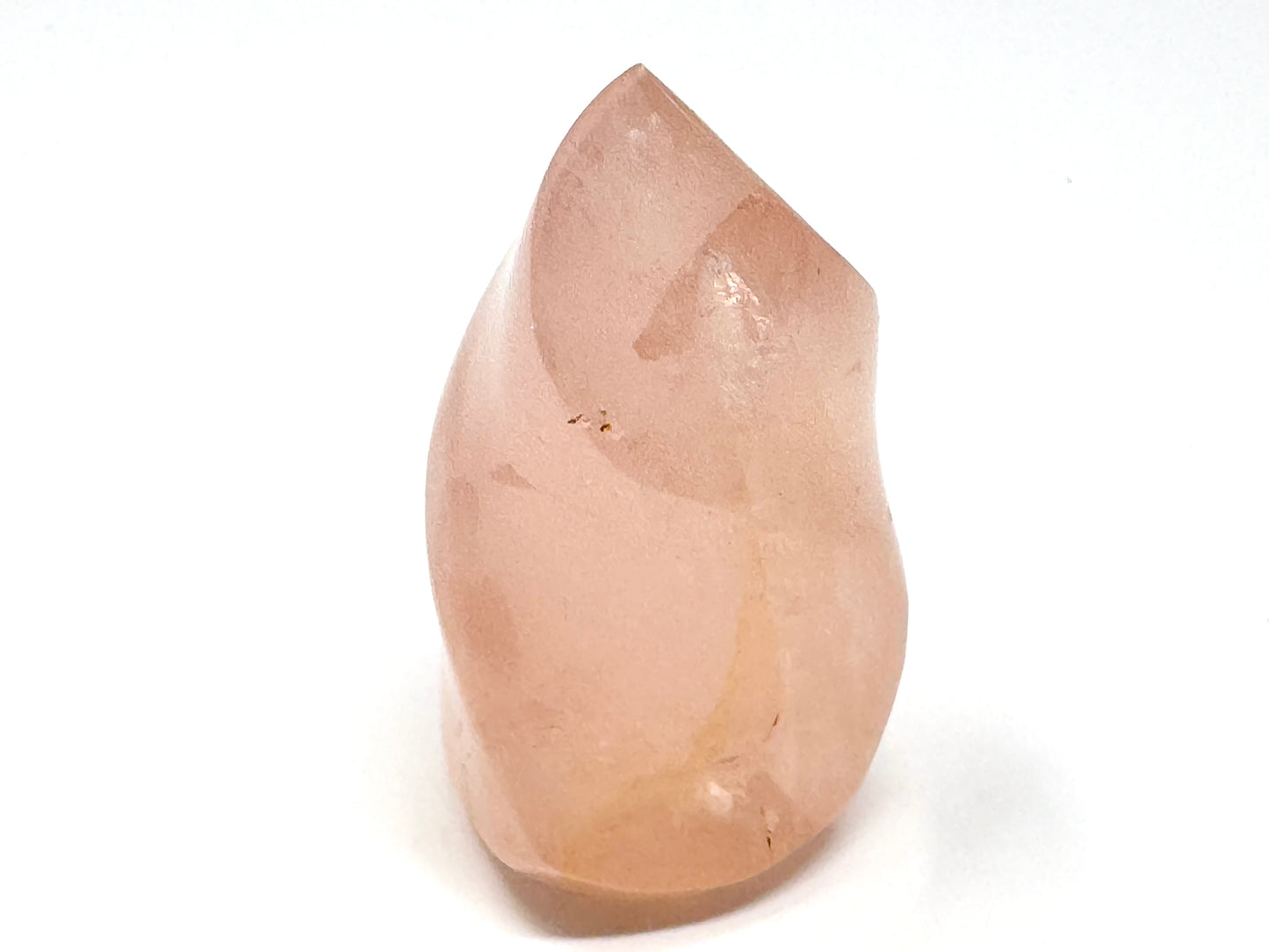 Rose Quartz Crystal Flame Shape 6.4cm