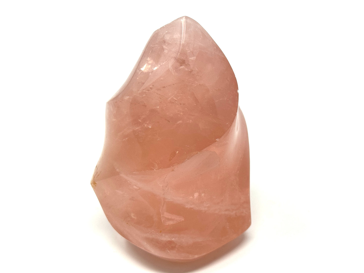 Rose Quartz Crystal Flame Shape 9.6cm