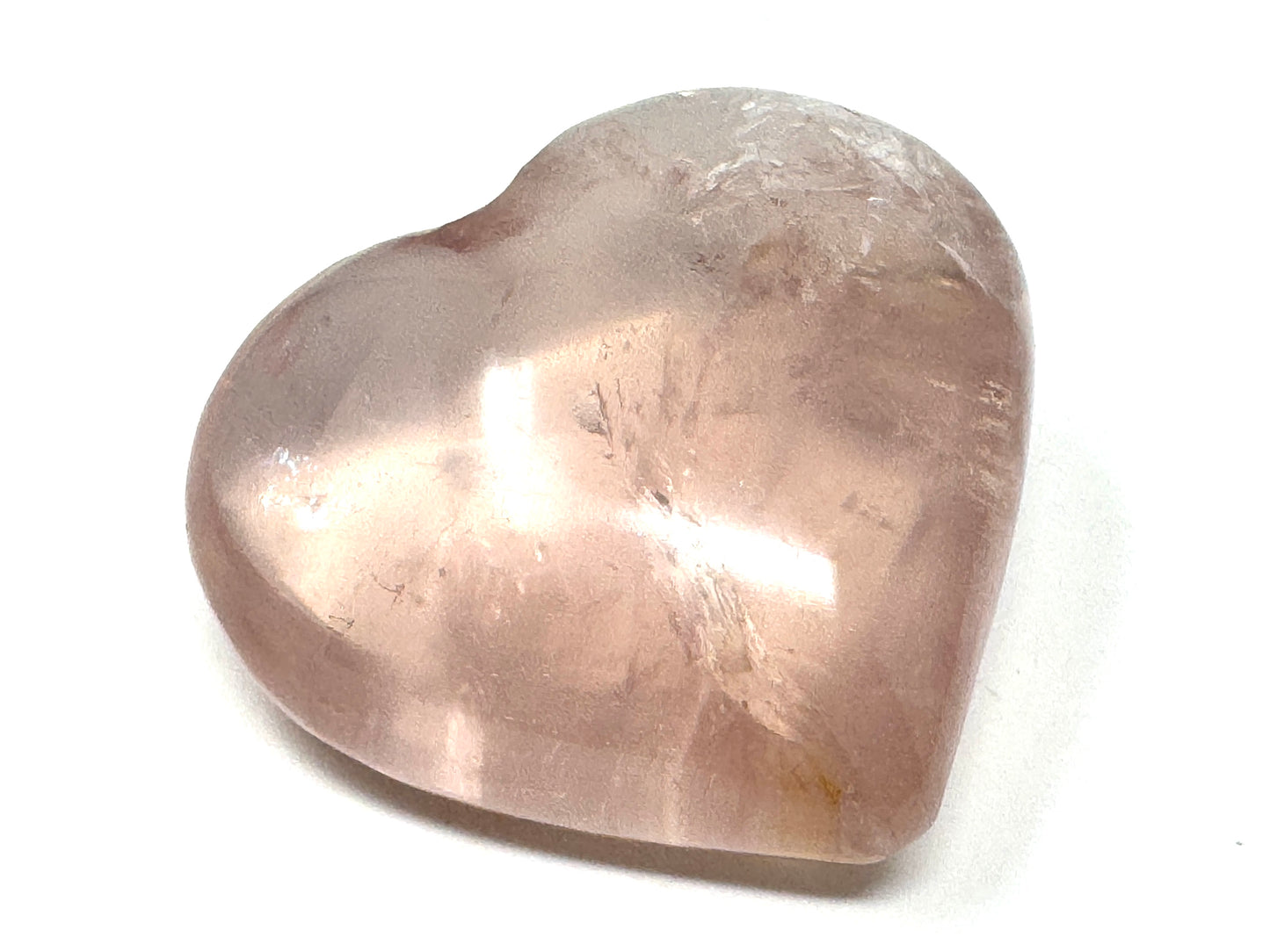 Rose Quartz Crystal Heart 5cm