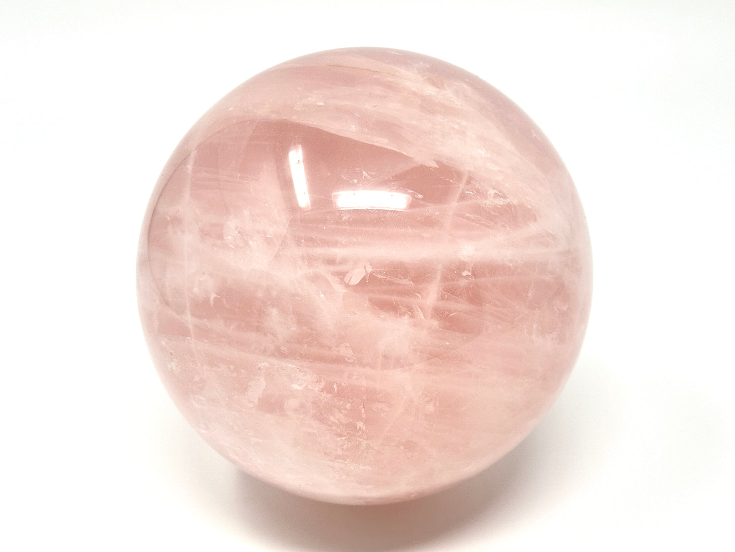 Large Rose Quartz Crystal Sphere 13cm