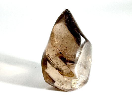 Smoky Quartz Crystal Flame Shape 6.5cm