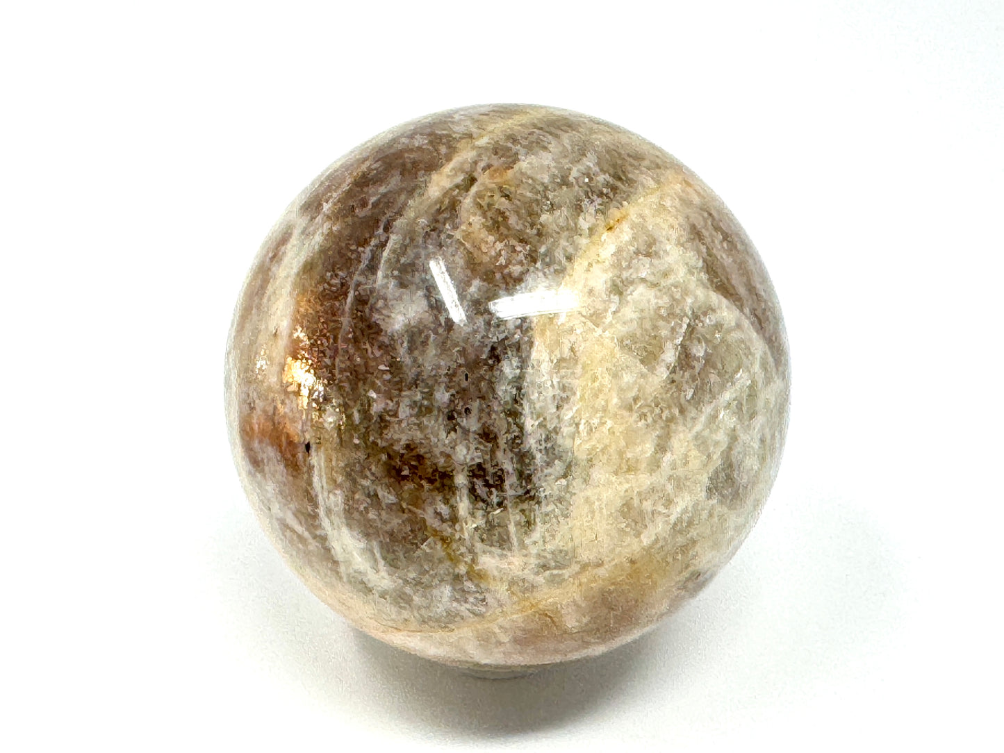 Sunstone Moonstone Crystal Sphere 5.8cm