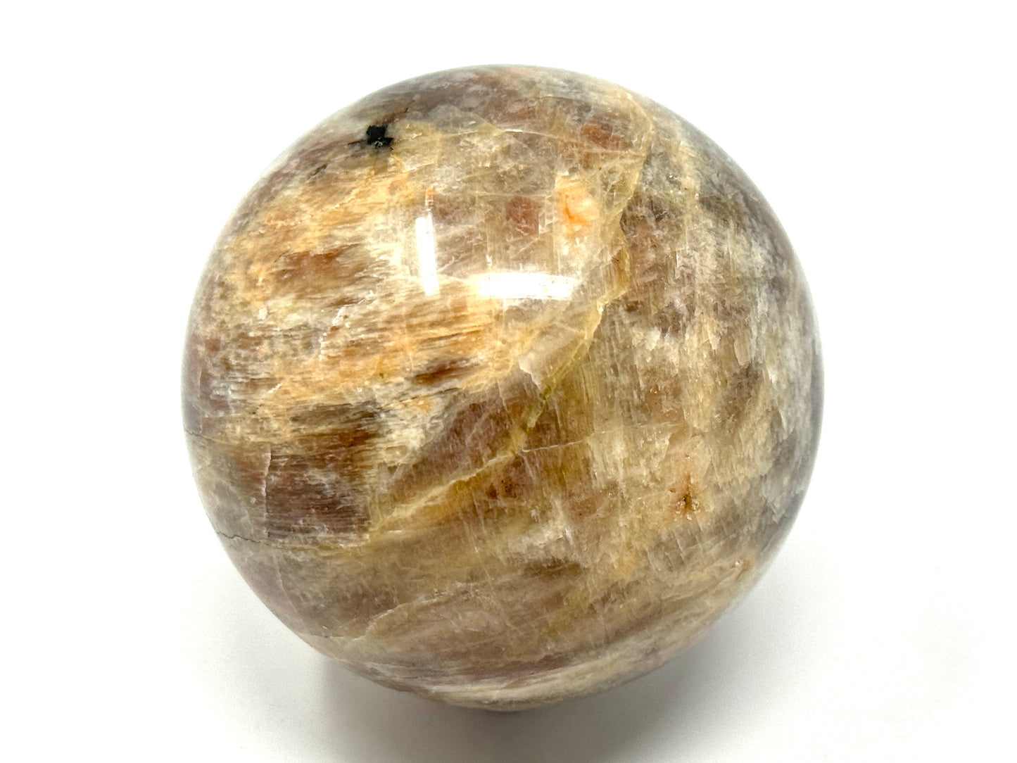 Sunstone Moonstone Crystal Sphere 6.7cm