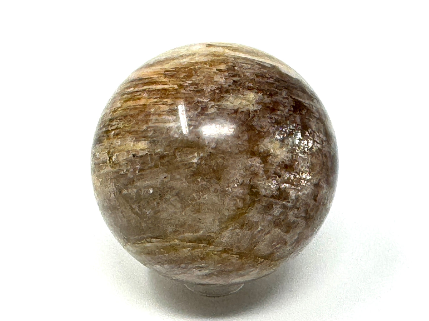 Sunstone Moonstone Crystal Sphere 5.6cm