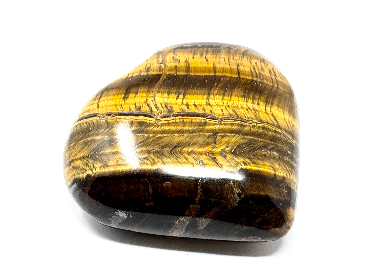 Tiger's Eye Crystal Heart 5.9cm