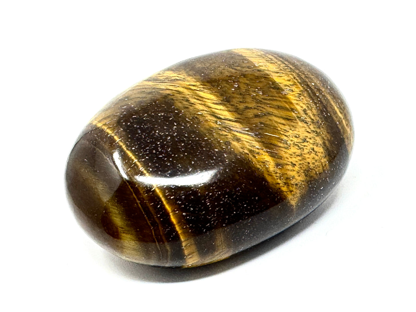 Tiger's Eye Crystal Pebble 6.3cm