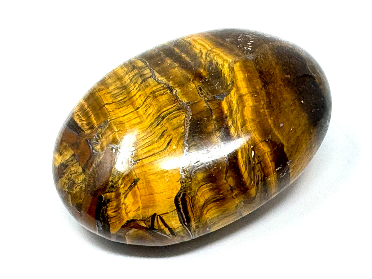 Tiger's Eye Crystal Pebble 5.9cm