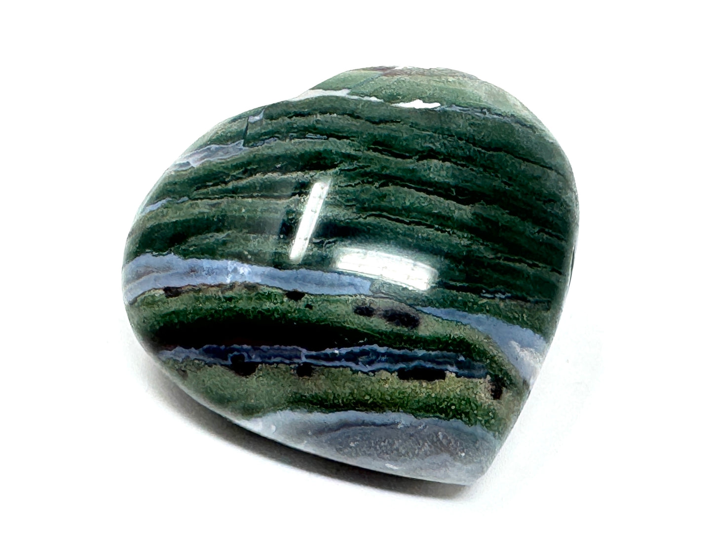 Zebra Jasper Crystal Heart 5.5cm