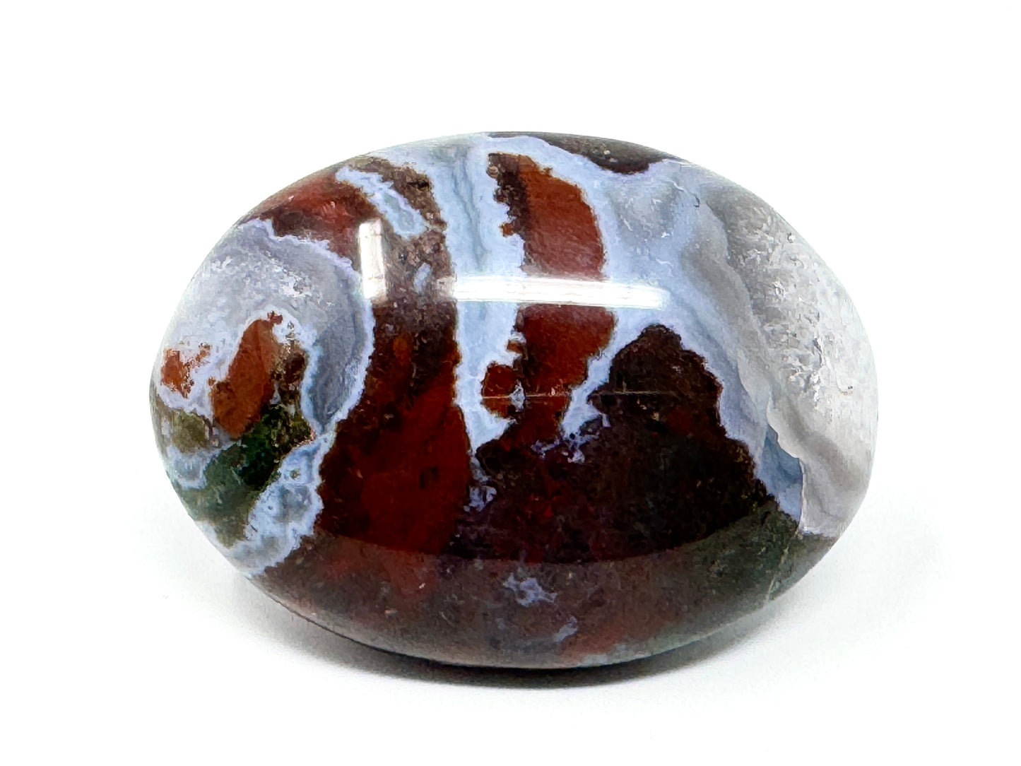 Zebra Jasper Crystal Pebble 6cm