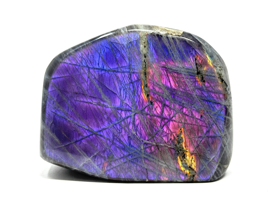 Purple Labradorite Freeform from Madagascar