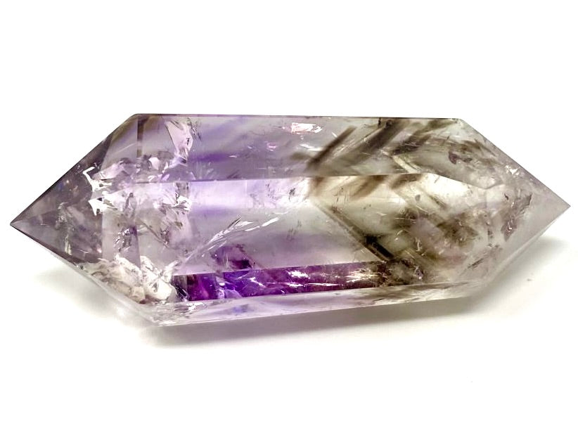 Smoky Amethyst Quartz Double Terminated Points