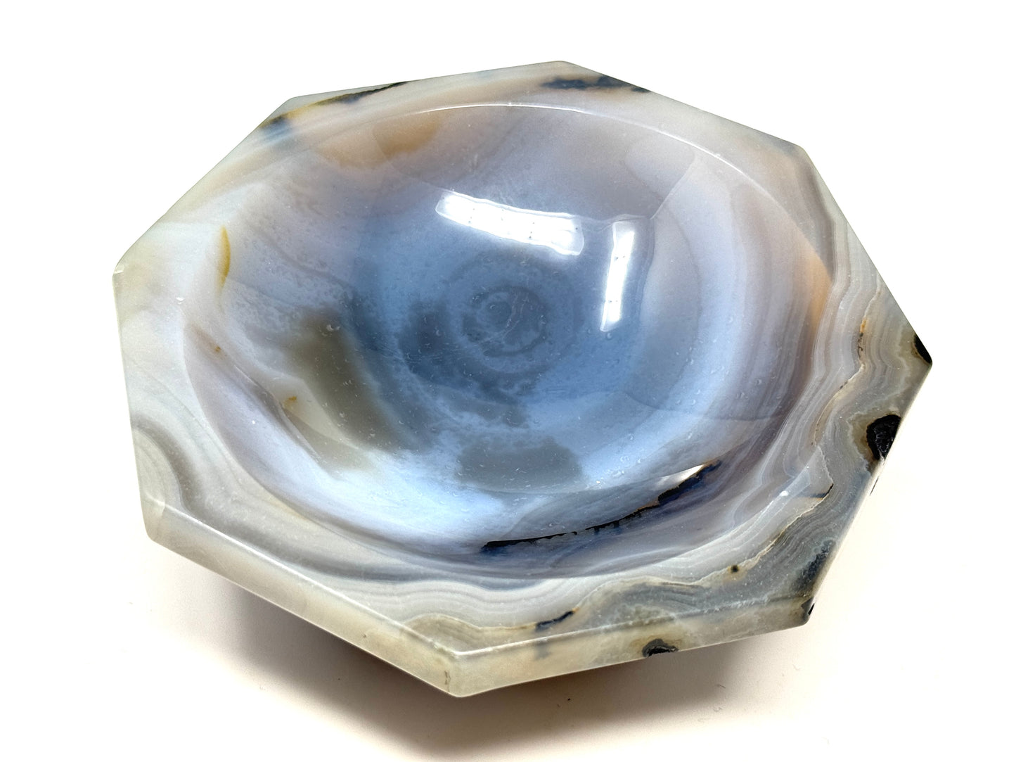 Agate Crystal Bowl 12.4cm