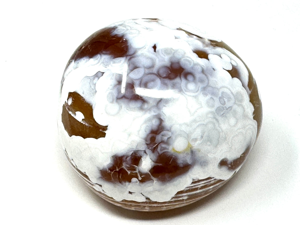 Orca Agate Crystal Pebble 6cm