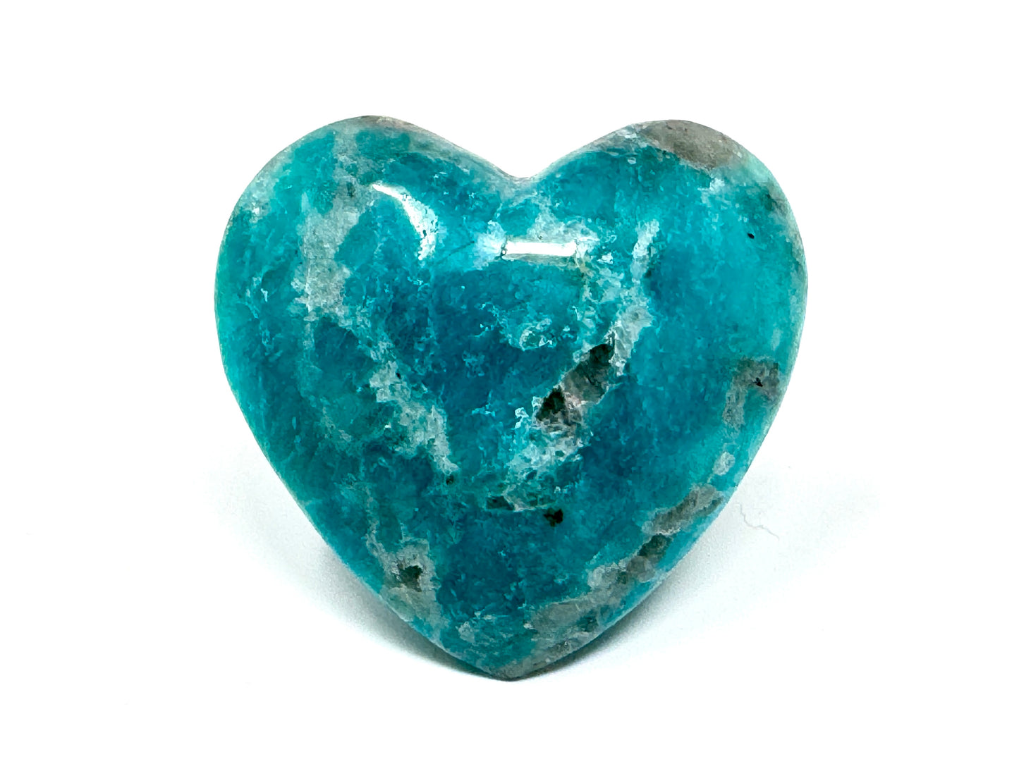 Amazonite Crystal Heart 5cm